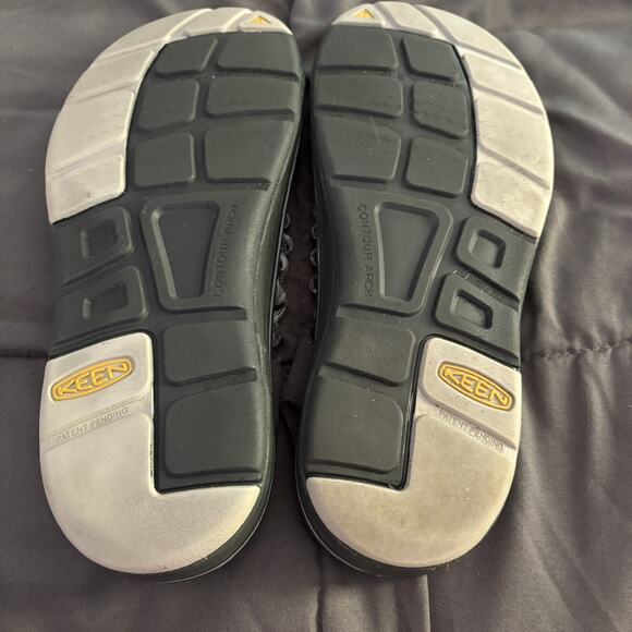 KEEN Uneek Gray Braided Corded Slip-on Sandal Men's Size 9 EUC - Picture 5 of 6